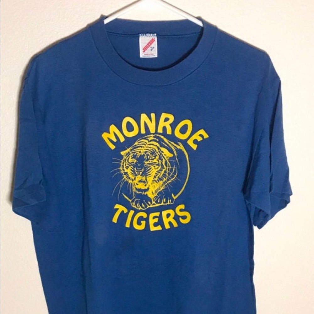 Vintage 80's Monroe Tigers Youth